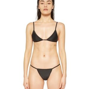 Basic Swim Black bikini set